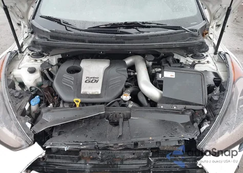 2016 Hyundai Veloster Turbo из США, поврежденный, VIN KMHTC6AE5GU297945